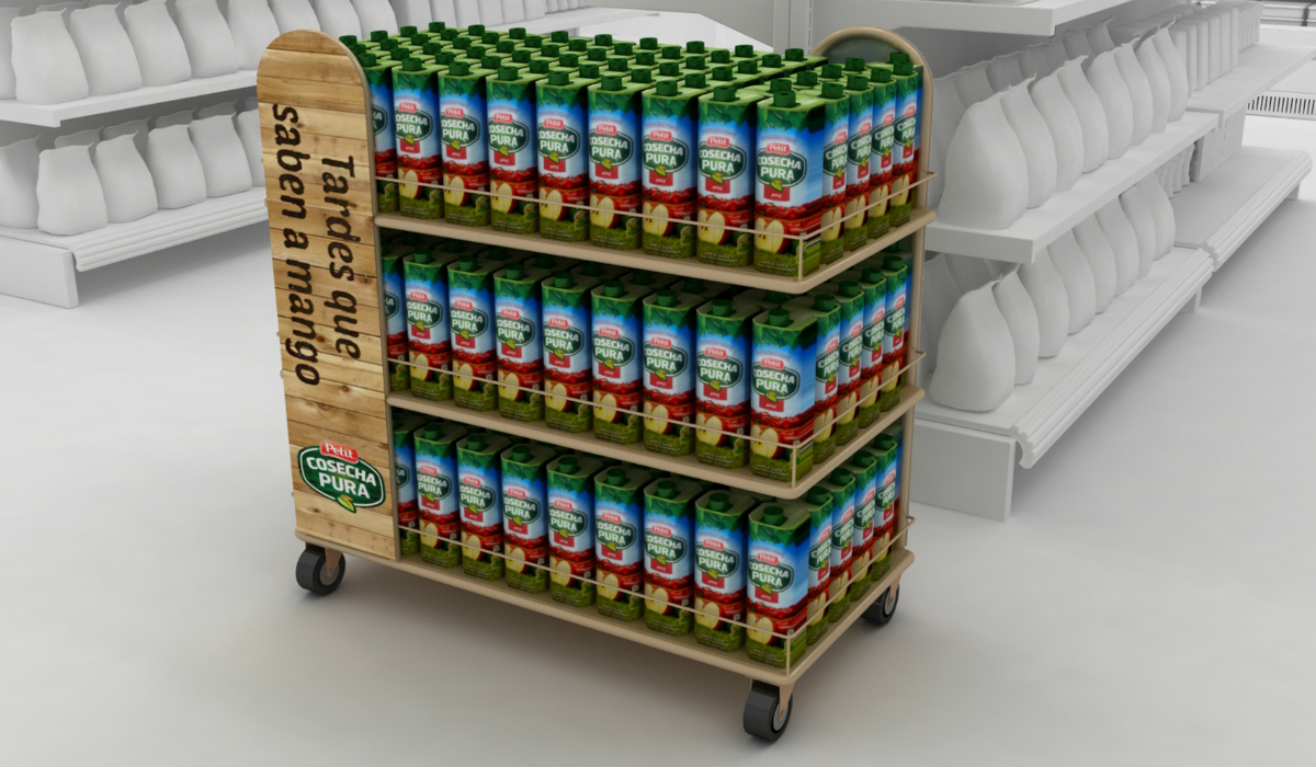 exhibiciones adicionales en supermercados